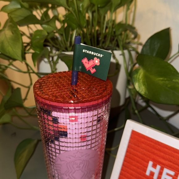 ♥️Starbucks Pink Mosaic Tumbler - Picture 4 of 5